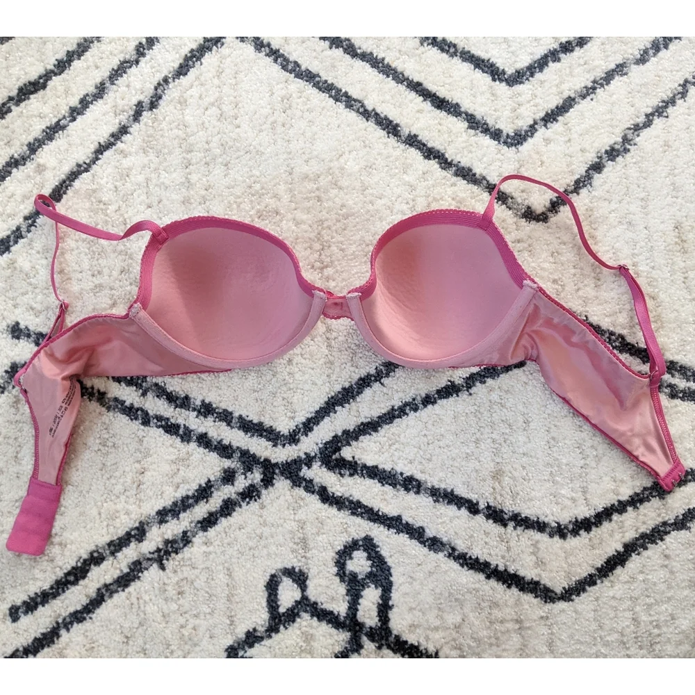 aerie Ella Underwire Bra / Pink Leopard - Picture 4 of 6